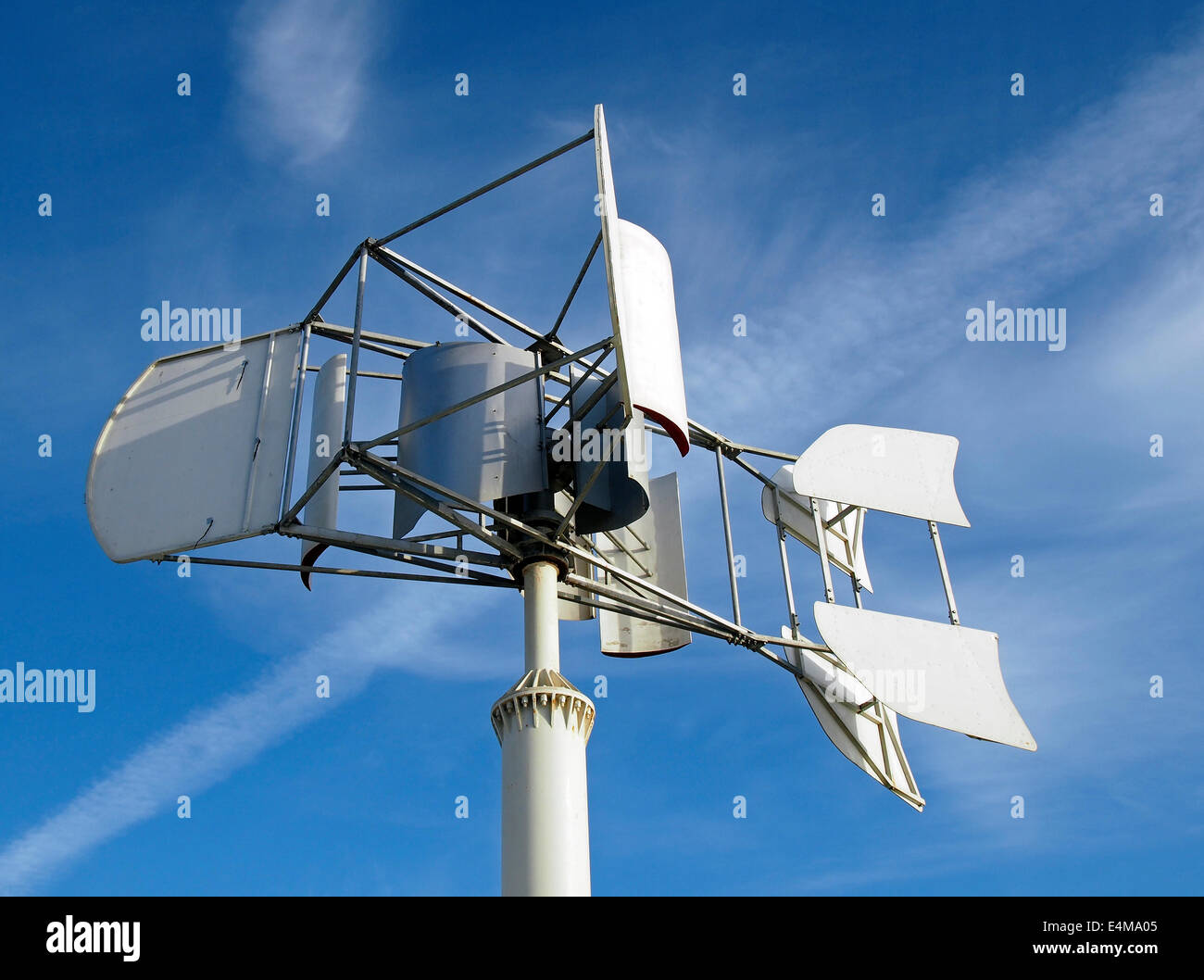 Vertikale Achse Windkraftanlage, Cliff House, San Francisco Stockfoto