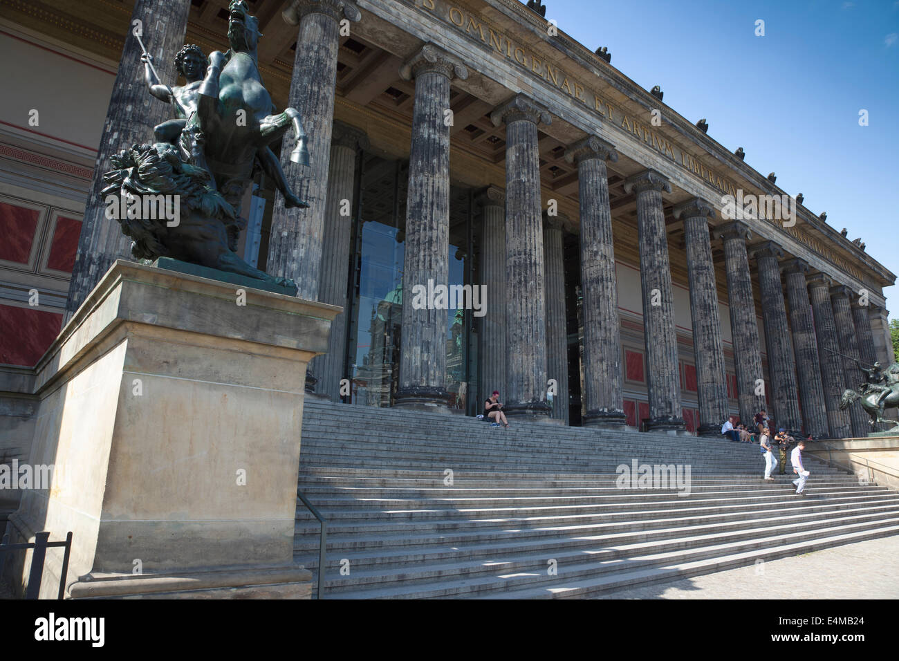 Deutschland, Berlin, Mitte, Museumsinsel, Altes Musuem Exterieur. Stockfoto