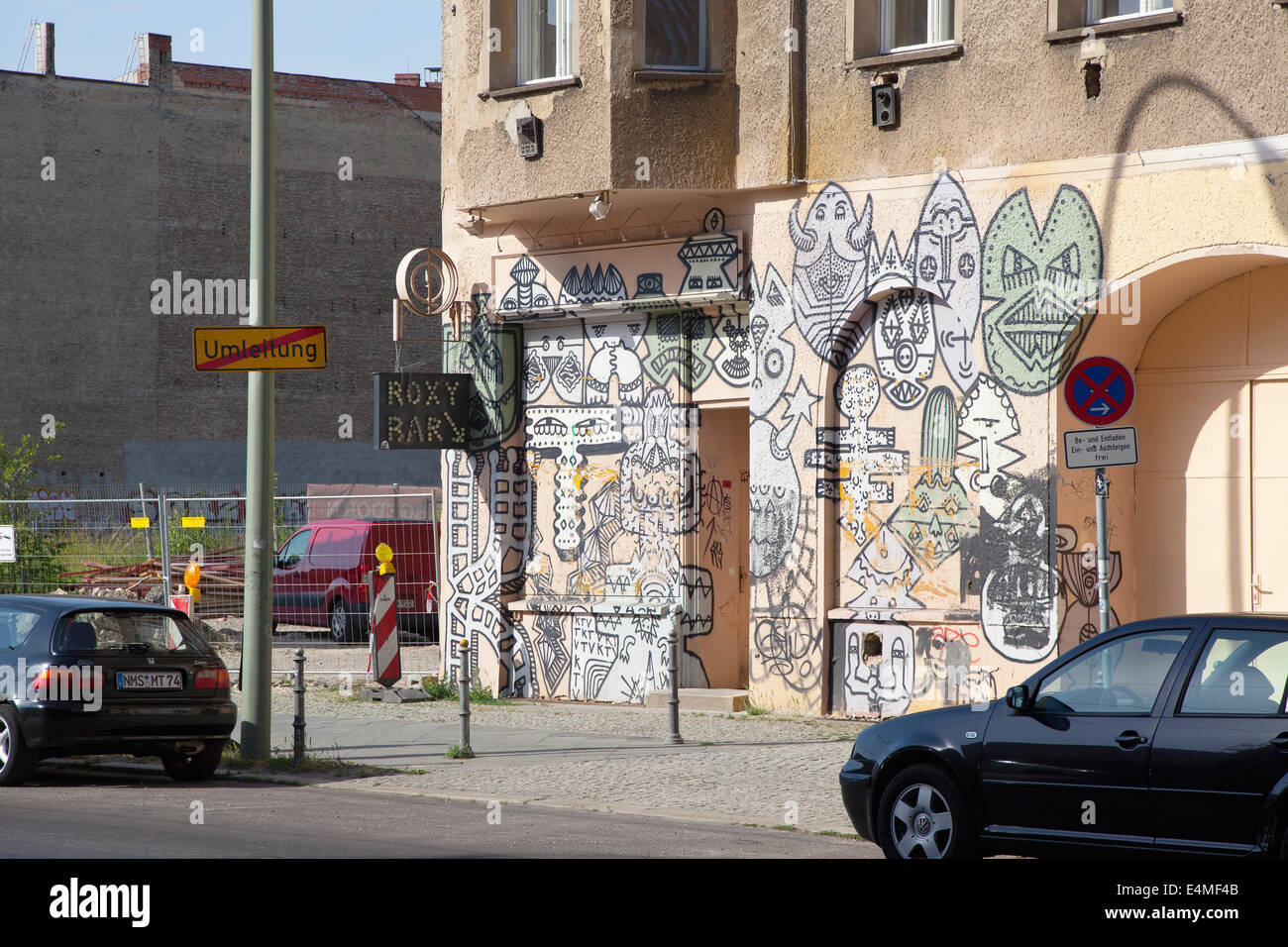 Deutschland, Berlin, Mitte, außen die berühmte Roxy-Bar in der Chausseestraße. Stockfoto