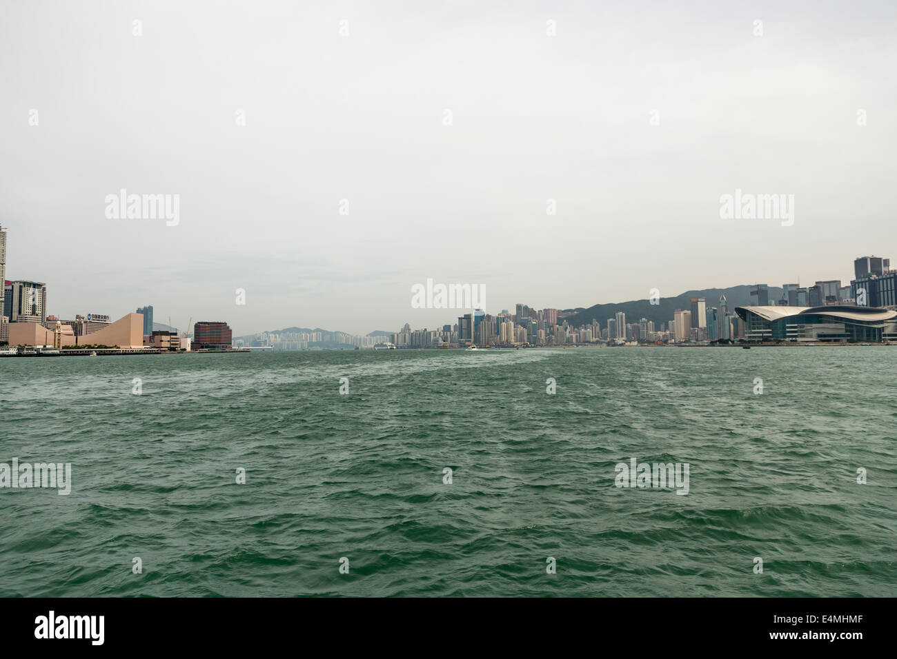 CHINA HONG KONG Wolkenkratzer Skyline der Stadt anzeigen Stockfoto