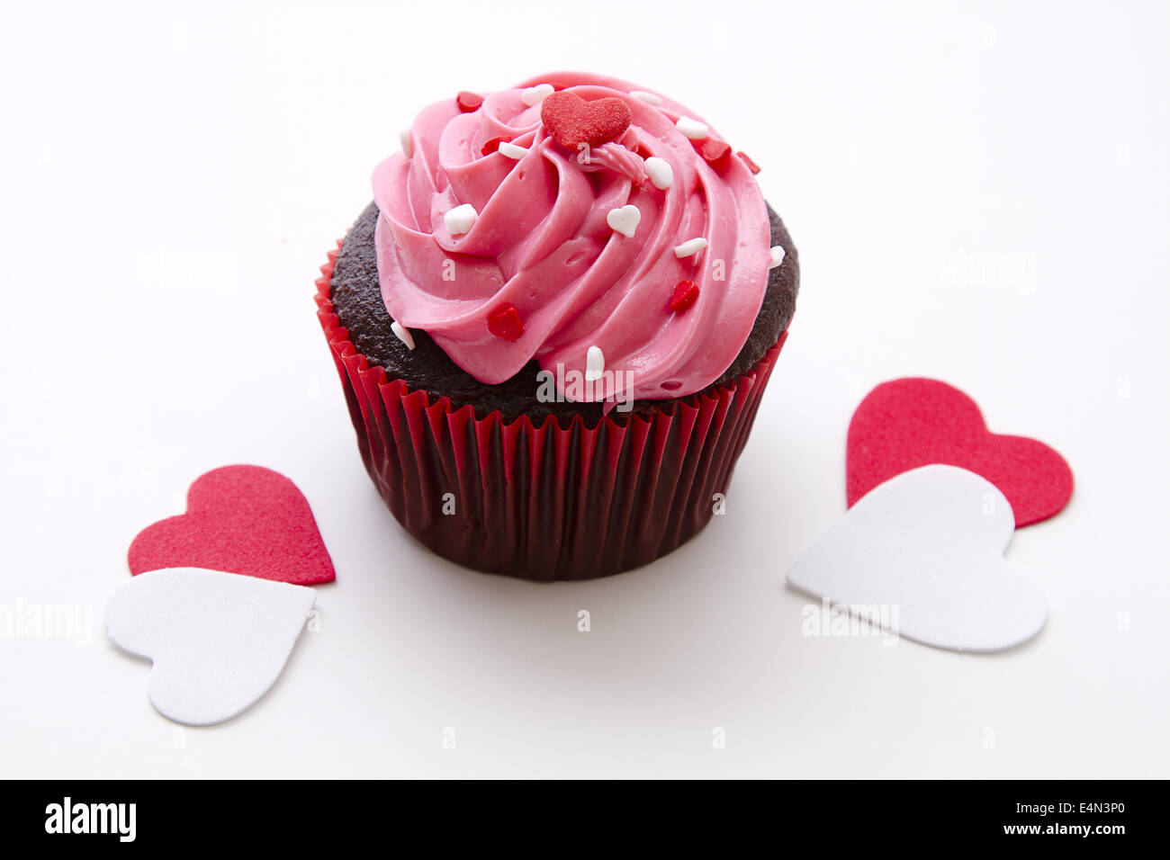 Liebe cupcake Stockfoto