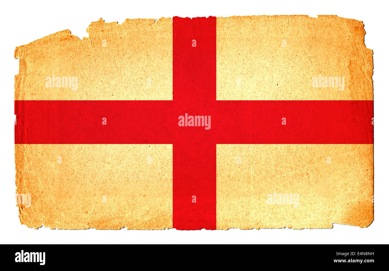 Grunge Flagge - England Stockfoto