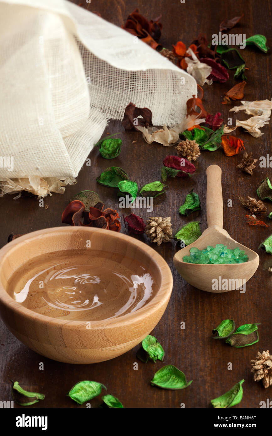 Wesentliche Oil.Aromatherapy Spa Stockfoto