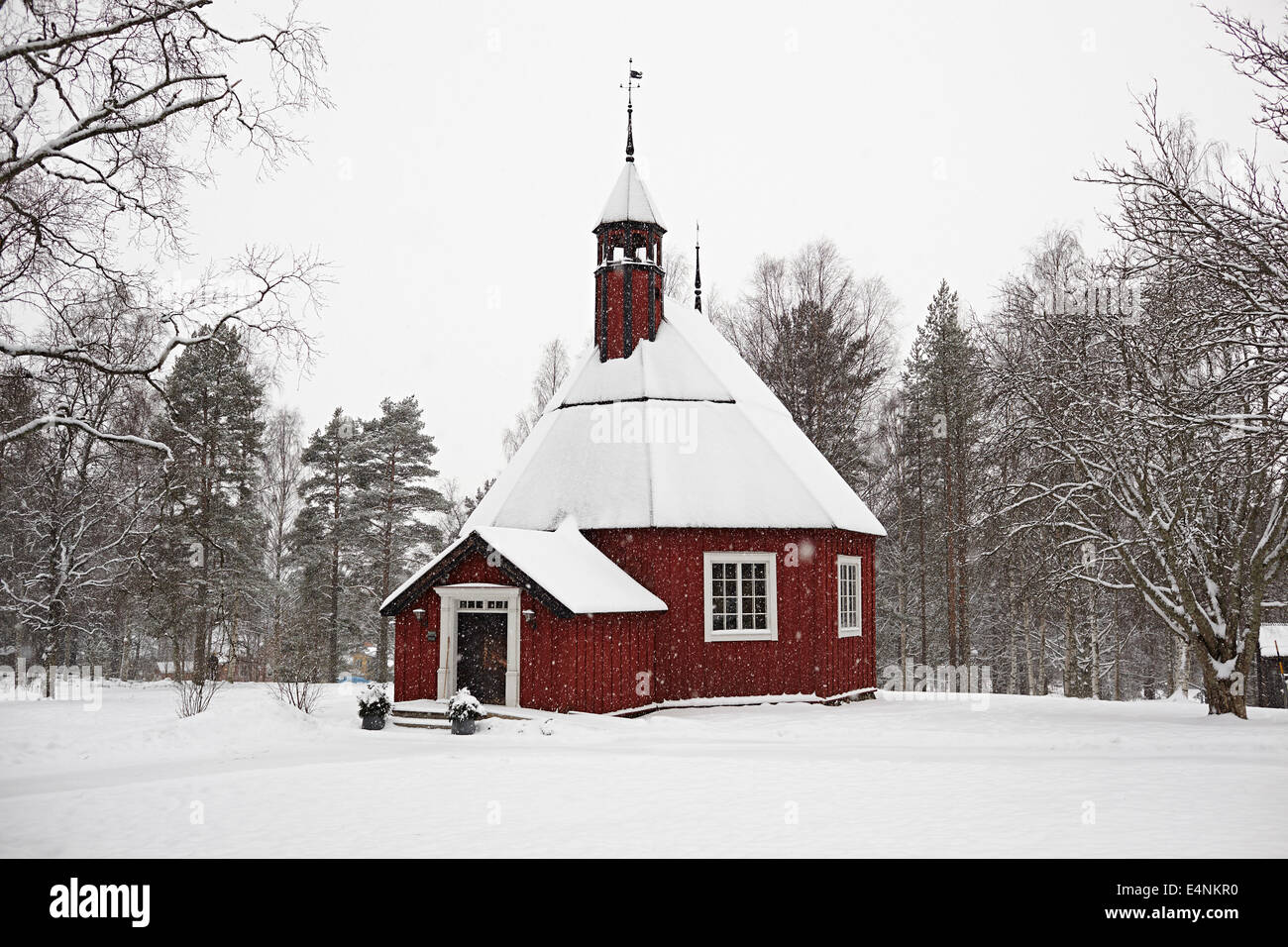 UMEA, Schweden. Kirche der Samen Stockfoto