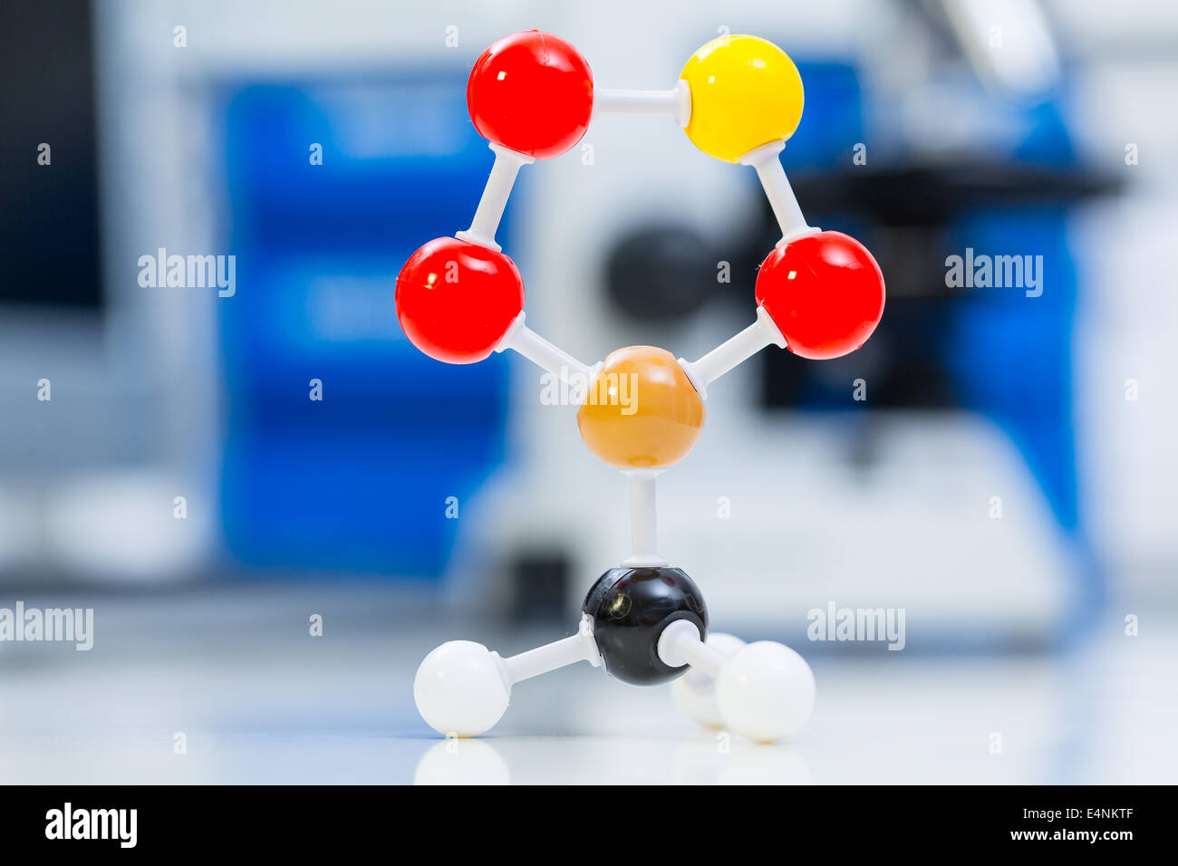 Molekül-Modell Stockfoto