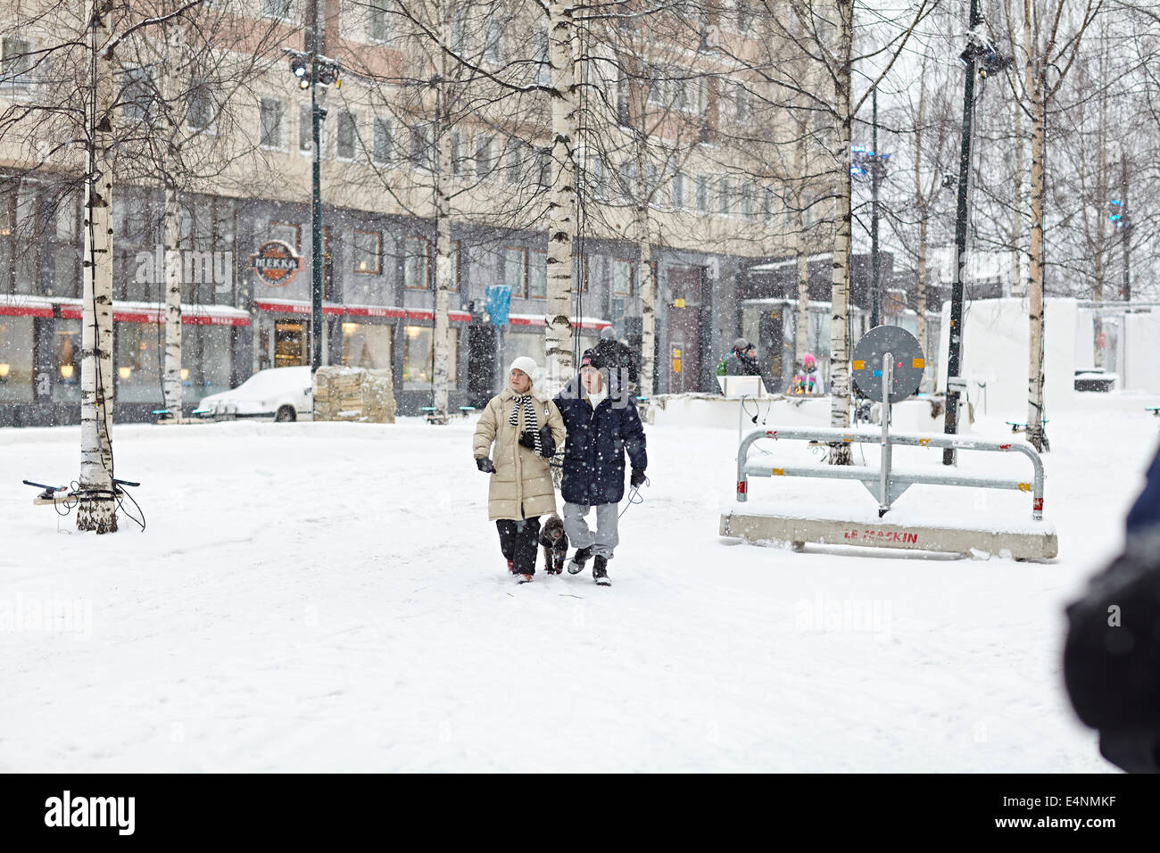UMEA, die Universitätsstadt im Norden Schwedens, die als Europäische Kulturhauptstadt für das Jahr 2014 ausgewählt wurde Stockfoto