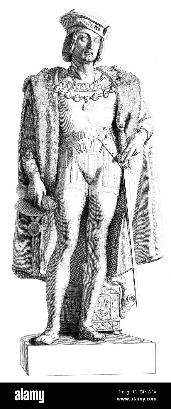 Karl VIII., genannt der Affable, 1470-1498, König von Frankreich, Karl VIII. Stockfoto