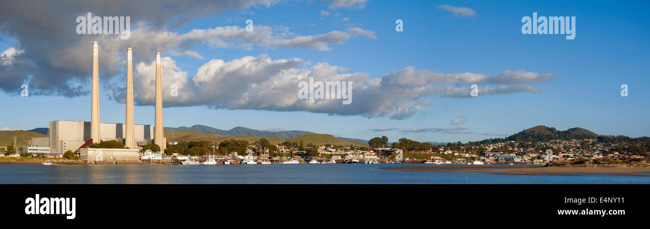 USA, California, Morrow Bay, Ansicht der Fabrik Stockfoto