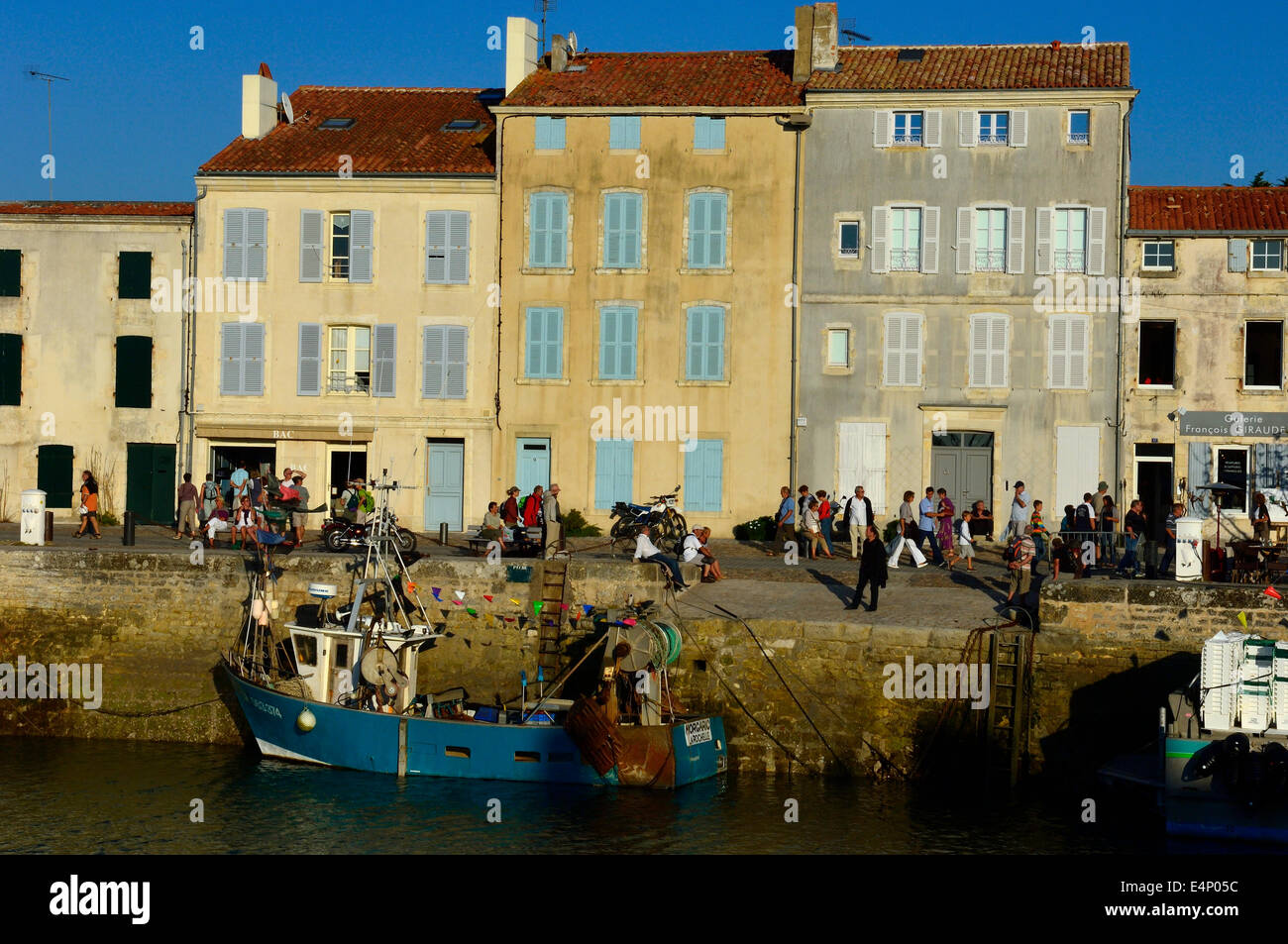 Saint Martin de Ré auf Ile de Re. Poitou-Charentes Region Frankreichs. Stockfoto