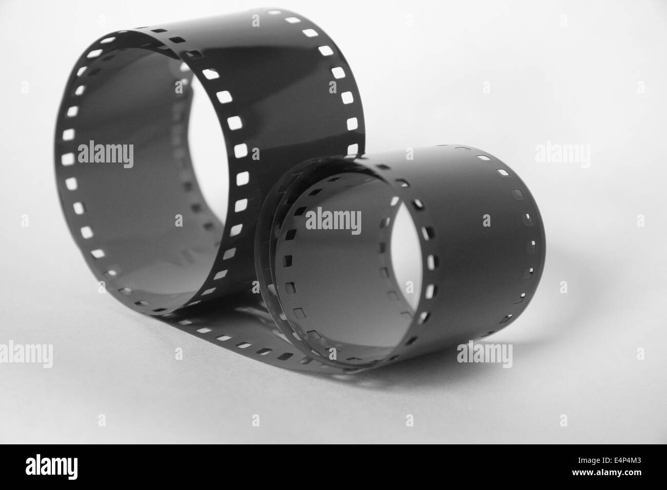 schwarze und weiße Kamera film Stockfoto