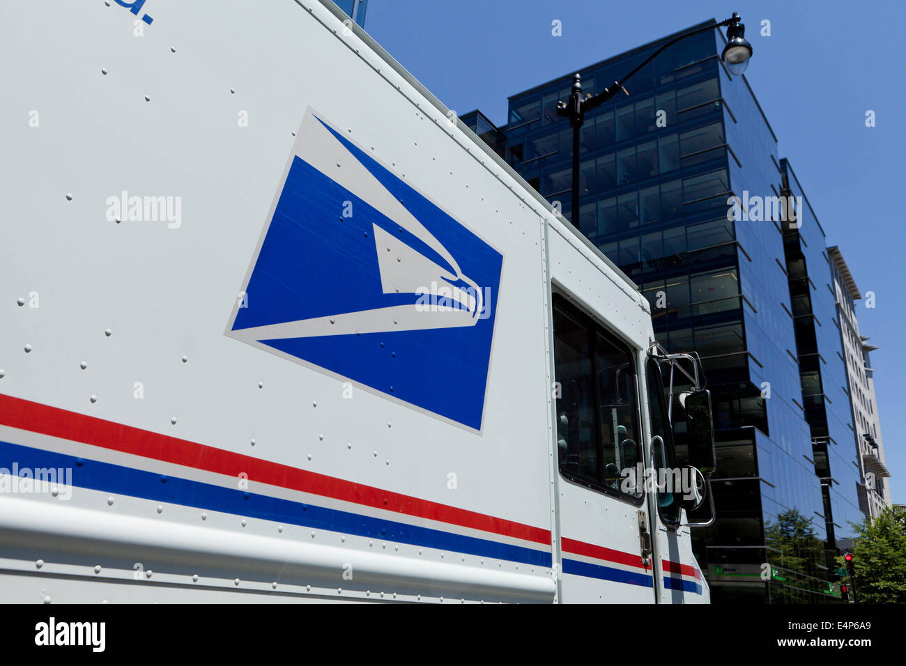 US Postal Service Lieferung LKW Logo - USA Stockfoto