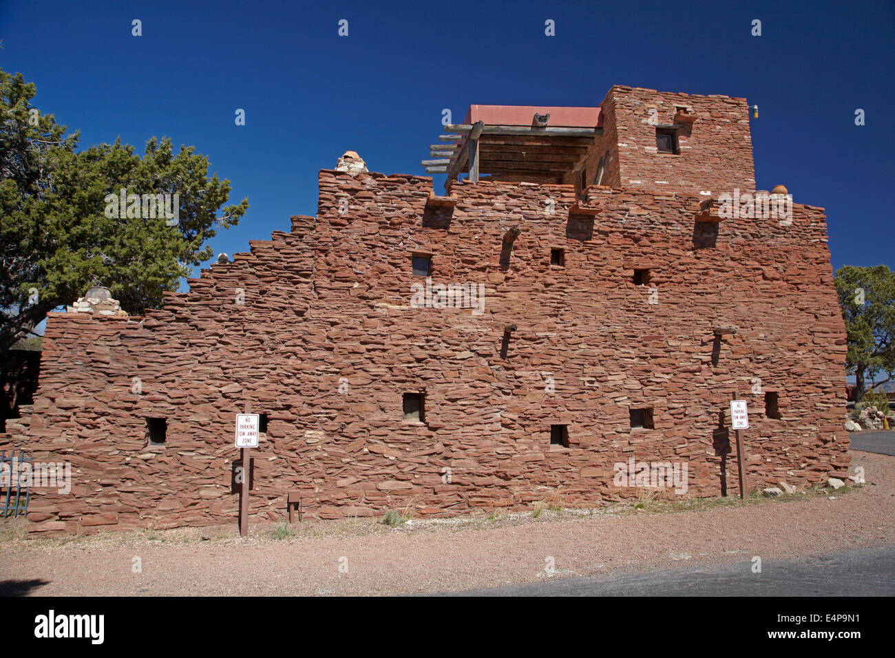 Historischen Hopi House (1905), Grand Canyon Village, South Rim, Grand Canyon National Park, Arizona, USA Stockfoto