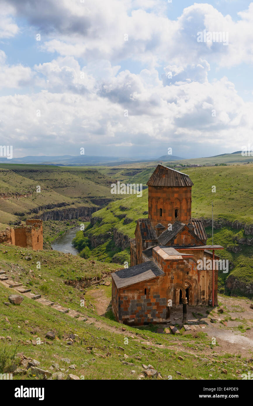 Kirche von Str. Gregory von Tigran Honents oder Tigran Honents Kilisesi, ehemalige armenische Hauptstadt Ani, Kars, Seidenstraße Stockfoto