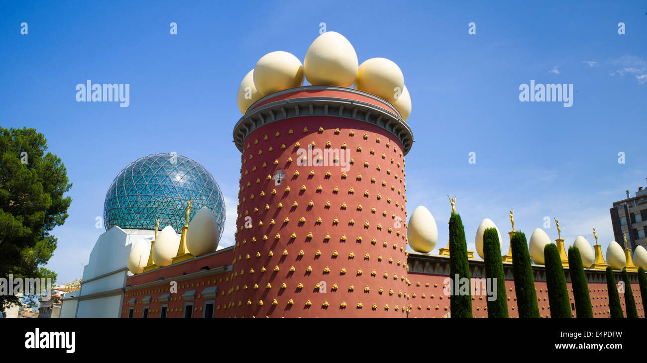 Dalí Theater und Museum, Figueres, Katalonien, Spanien Stockfoto