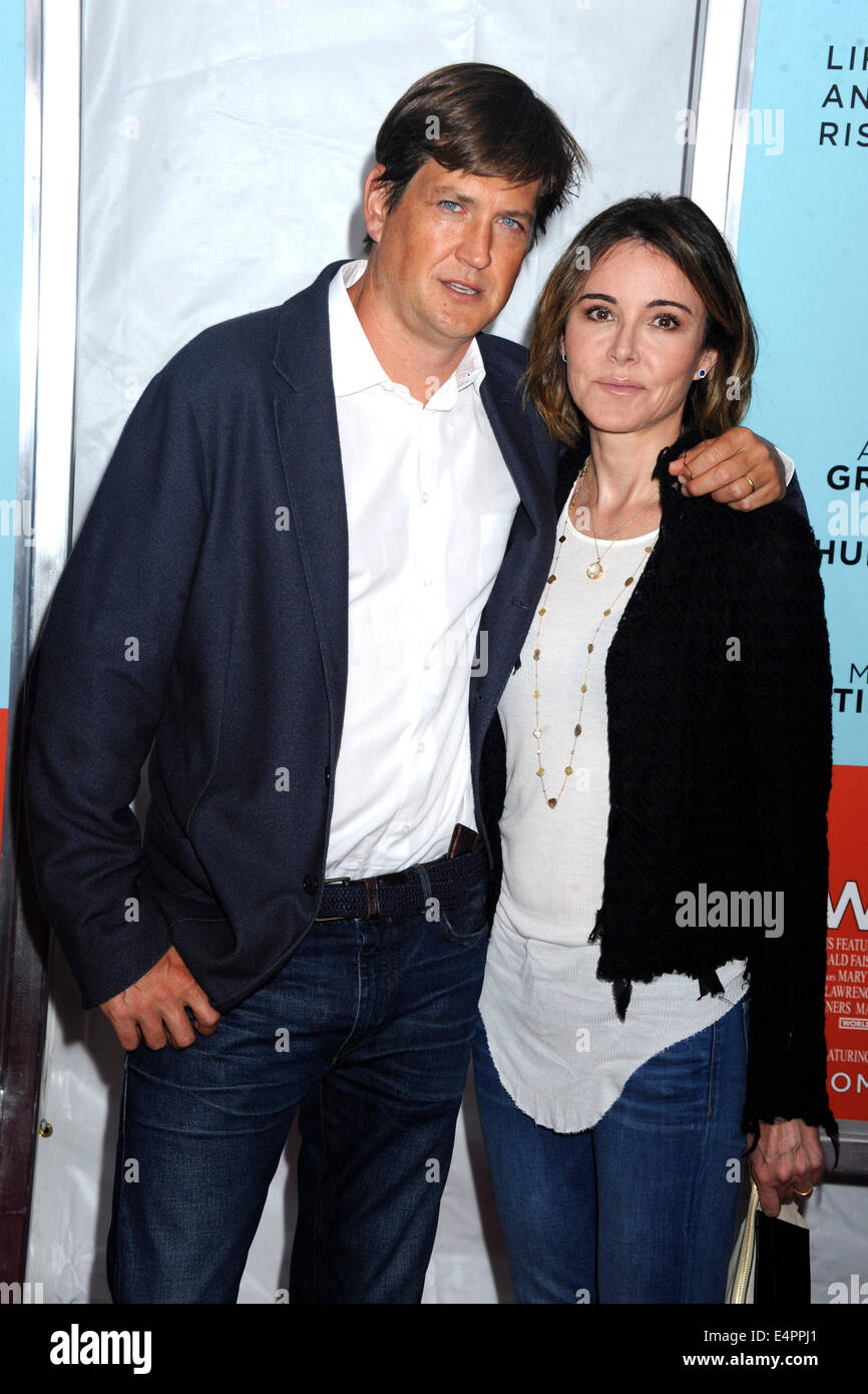 Christa Miller und Gast besucht die "Wünsche I Was Here" screening bei AMC Lincoln Square Theater am 14. Juli 2014 in New York City/Picture alliance Stockfoto