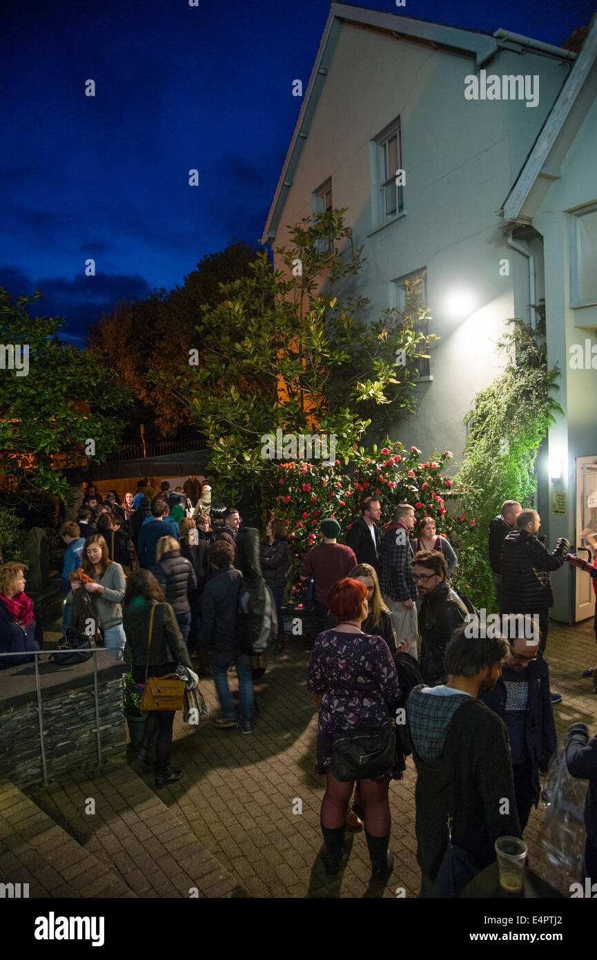 Das Machynlleth Comedy Festival 2014 Stockfoto