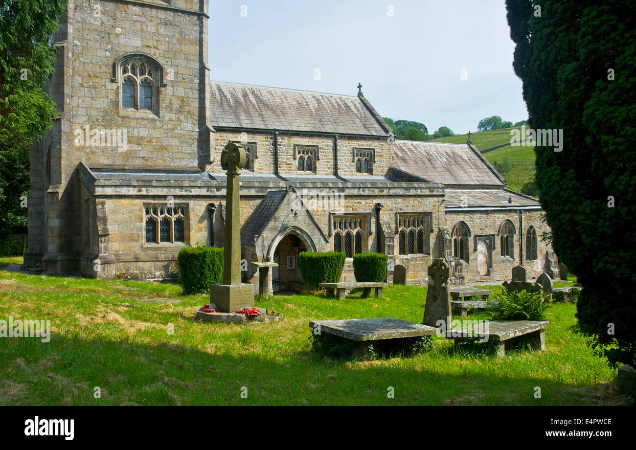 Burnsall Kirche, Wharfedale, Yorkshire Dales National Park, North Yorkshire, EnglandUK Stockfoto