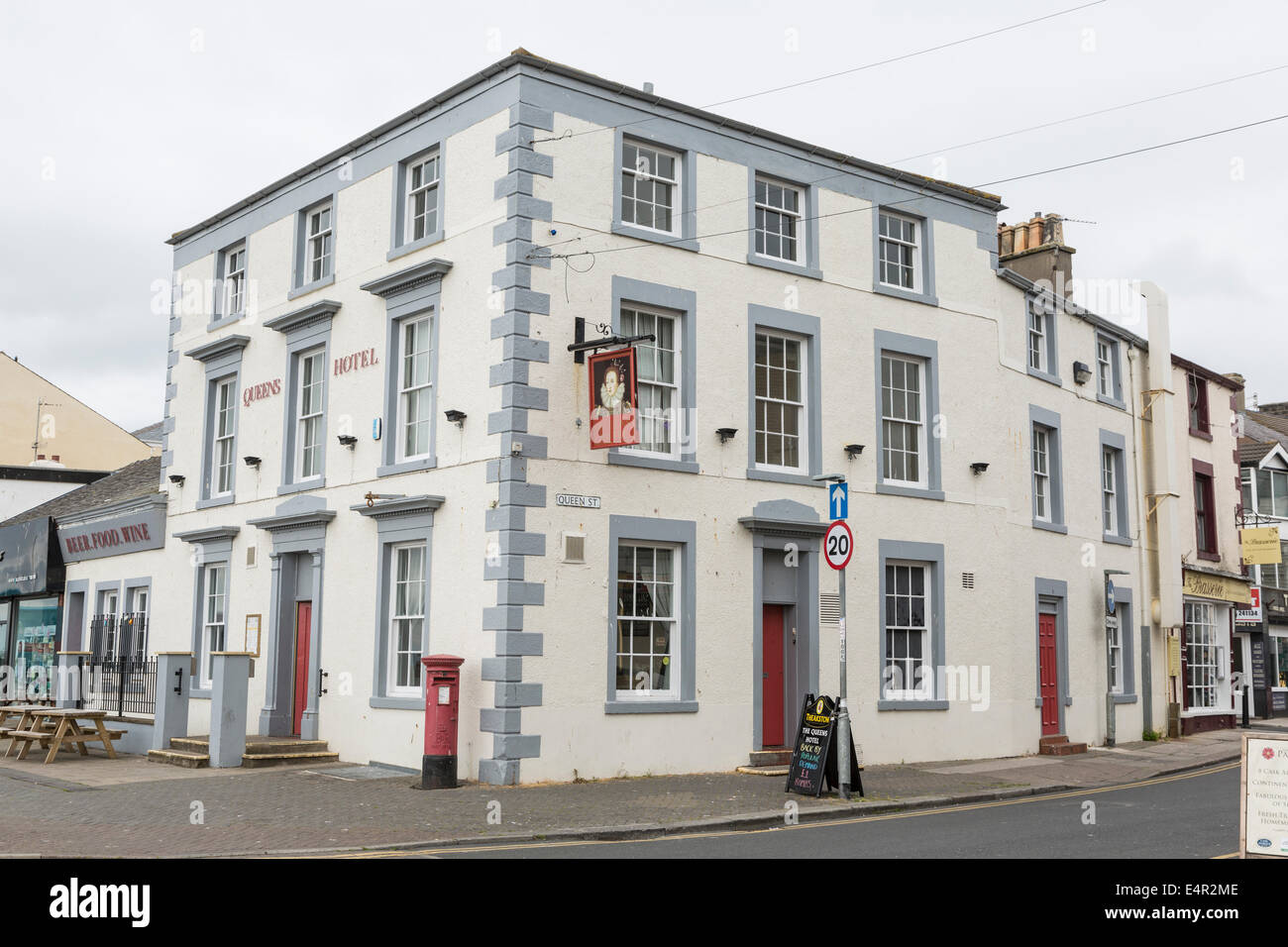 Das Queens Hotel, Morecambe, Lancashire Stockfoto