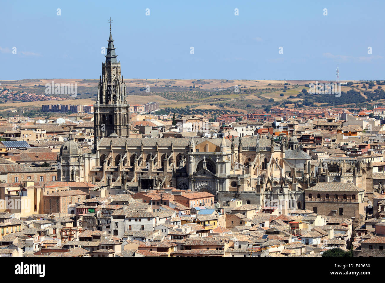 Kathedrale der Heiligen Maria von Toledo. Kastilien-La Mancha, Spanien Stockfoto