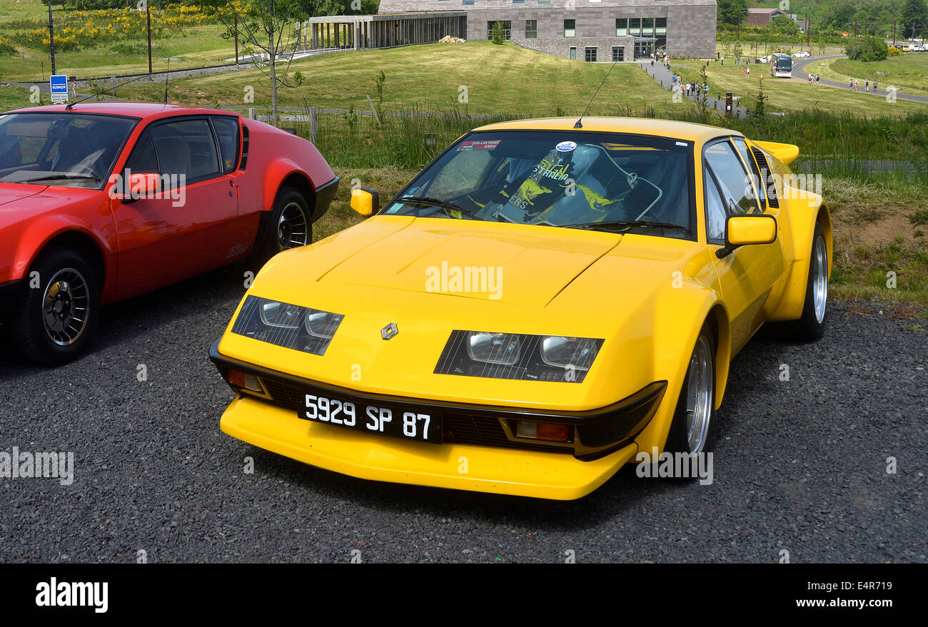 Renault Alpine Auto Stockfoto