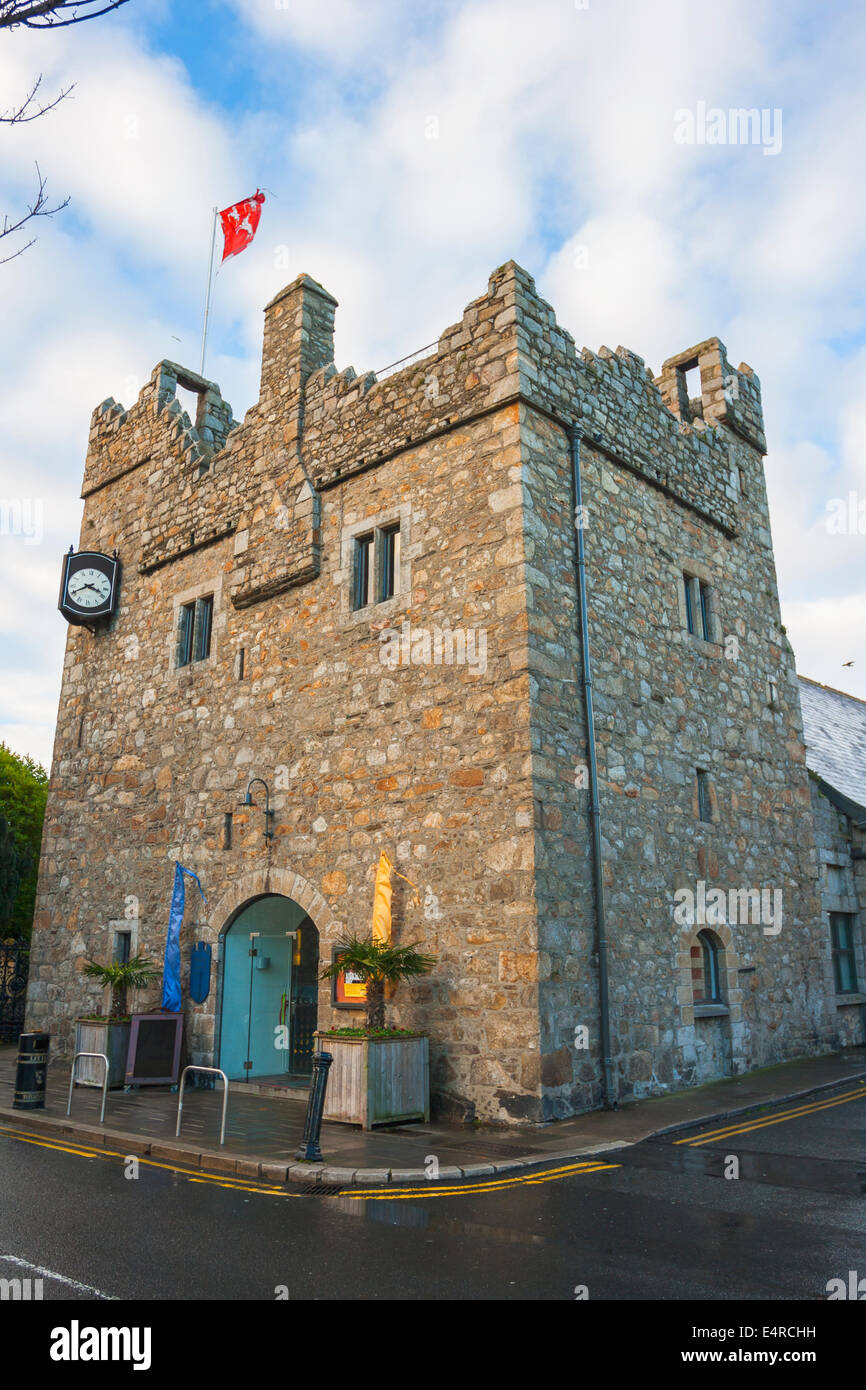 Burg in Dalkey Stockfoto