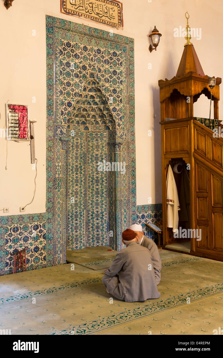 Osmanische eigelegten, Malik Ahmad Pasha Moschee, Diyarbakir, Türkei Stockfoto