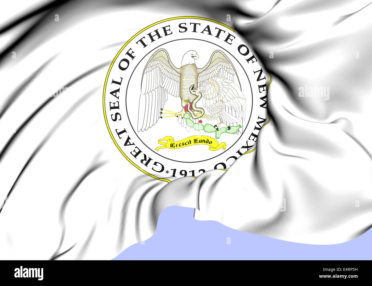 Staatliche Siegel von New Mexico, USA. Hautnah. Stockfoto