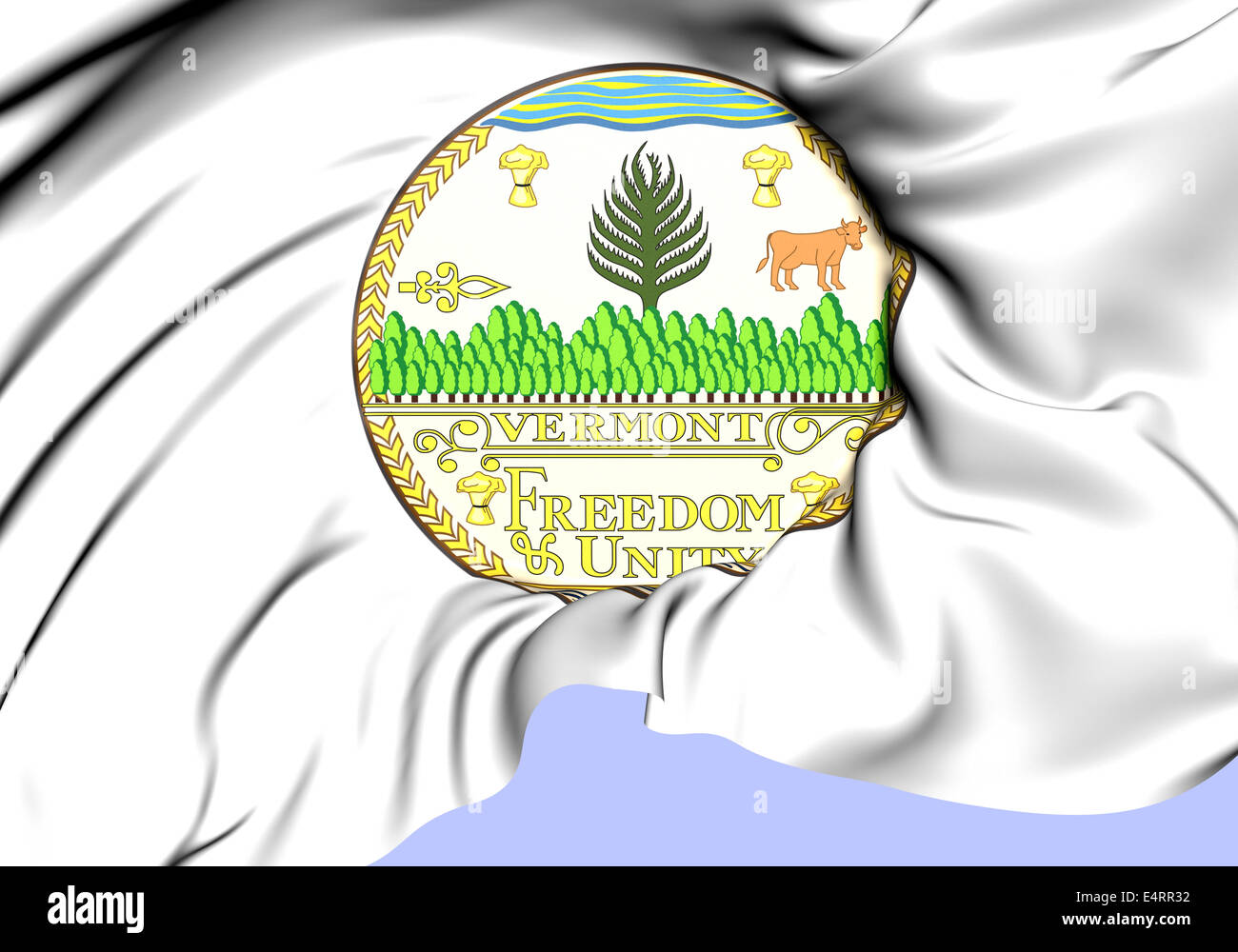 Staatliche Siegel von Vermont, USA. Hautnah. Stockfoto