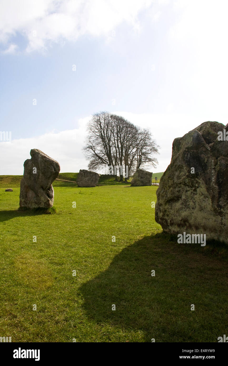 Steinkreis von Avebury, Wiltshire, England Stockfoto