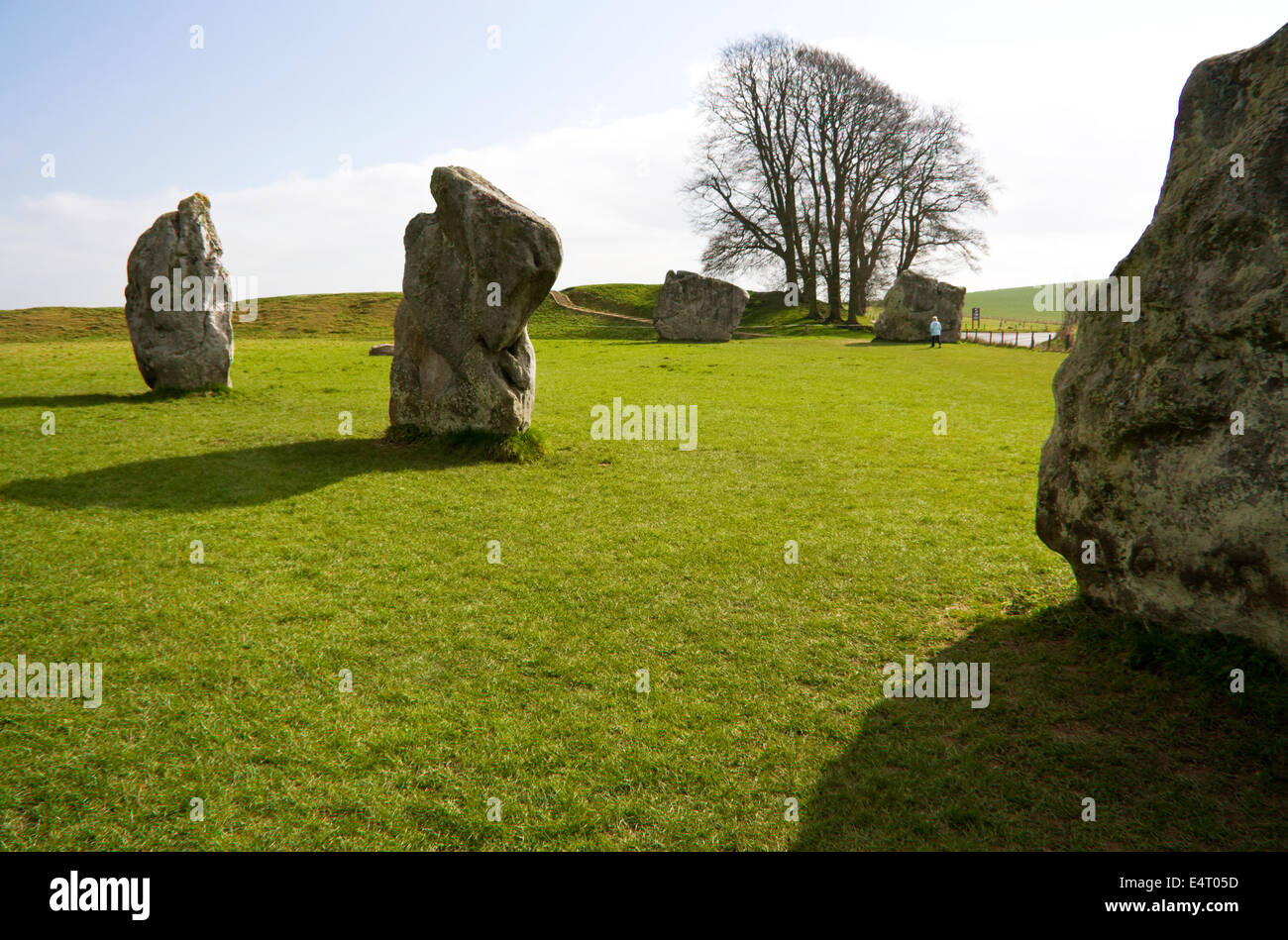 Steinkreis von Avebury, Wiltshire, England Stockfoto