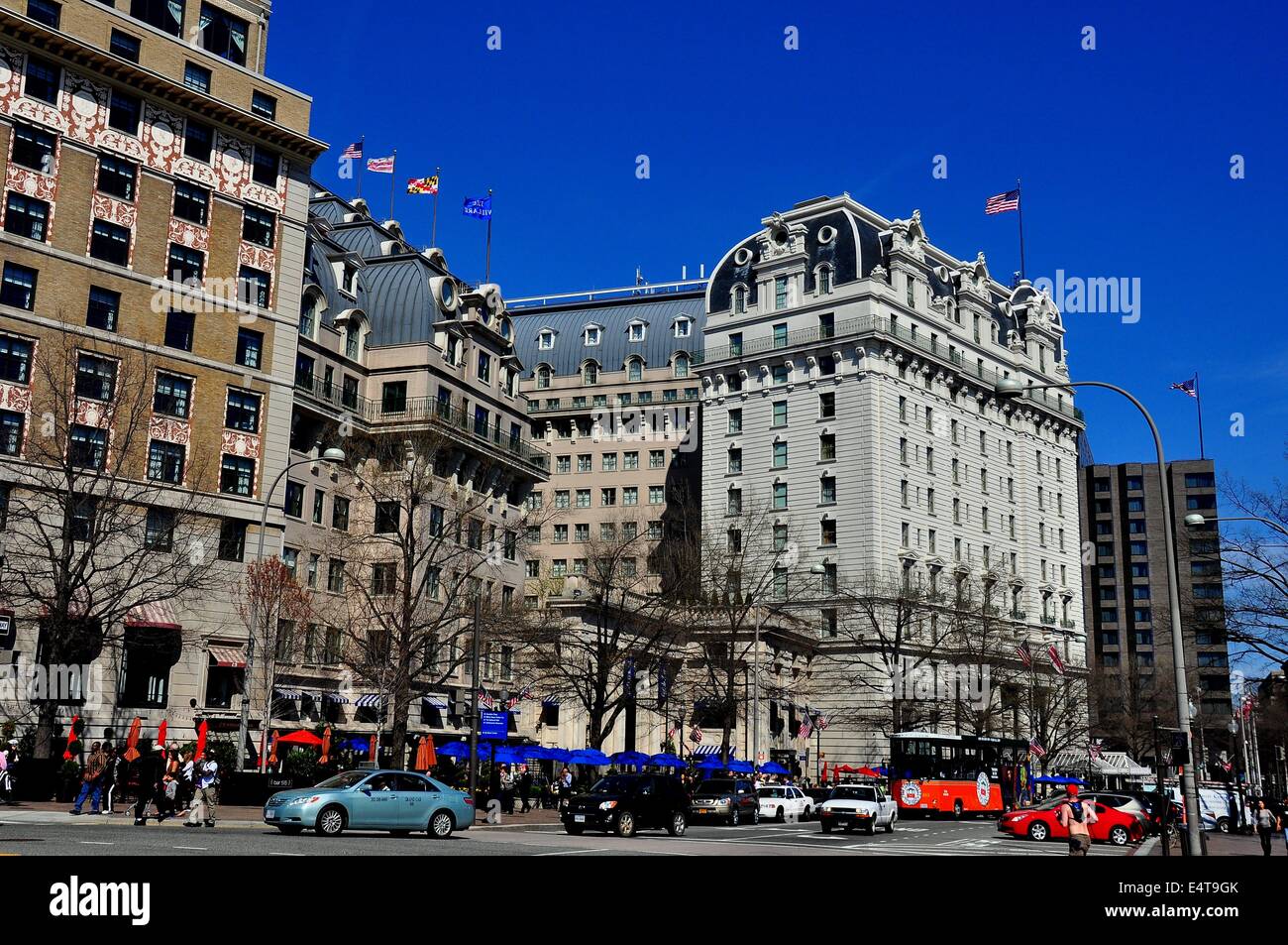 Washington, DC: Die legendären 5-Sterne Luxushotel Willard an der Pennsylvania Avenue * Stockfoto