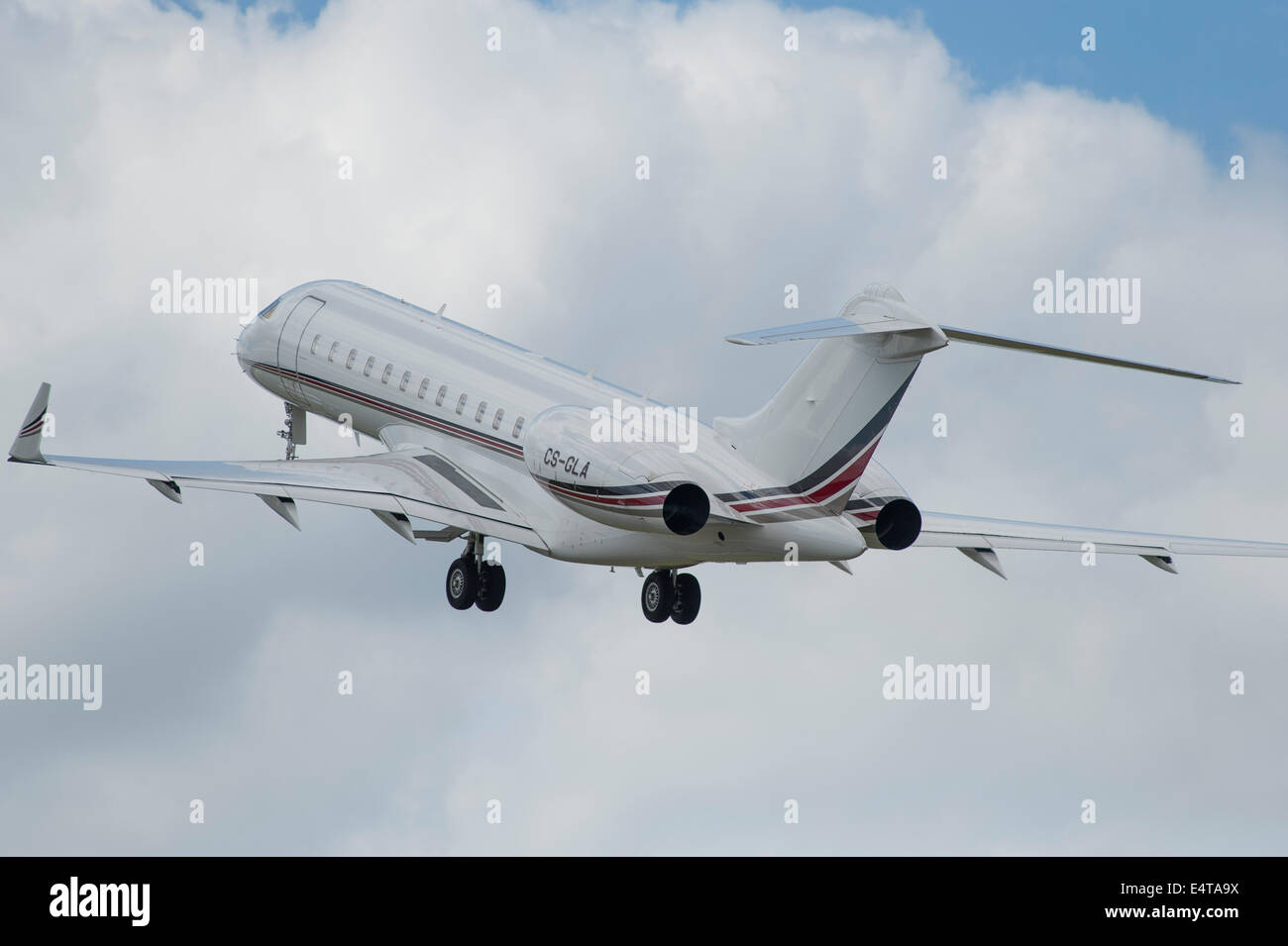 Bombardier BD-700-1A10 Global 6000 Jet, Farnborough Airport Stockfoto
