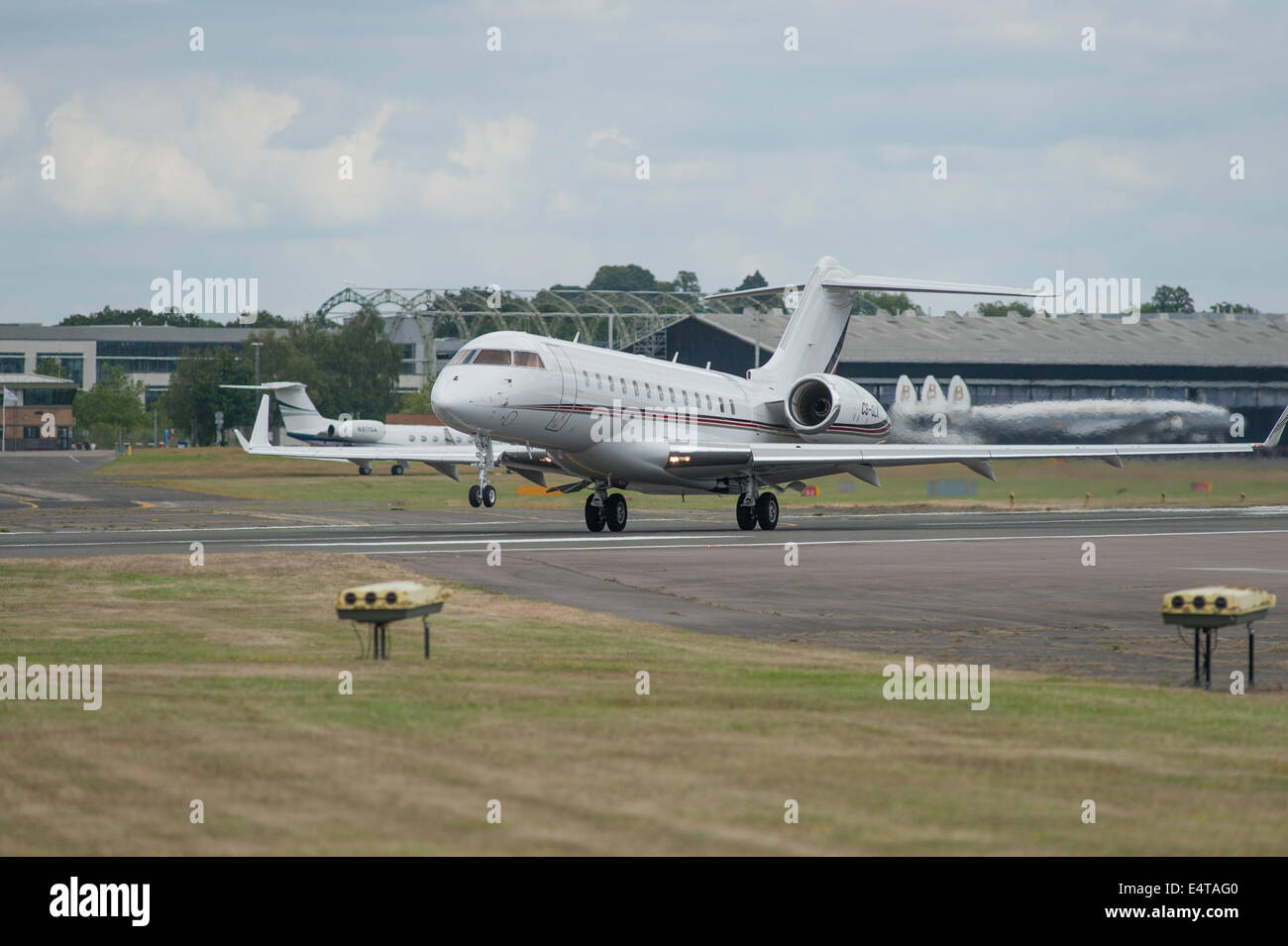 Bombardier BD-700-1A10 Global 6000 Jet, Farnborough Airport Stockfoto