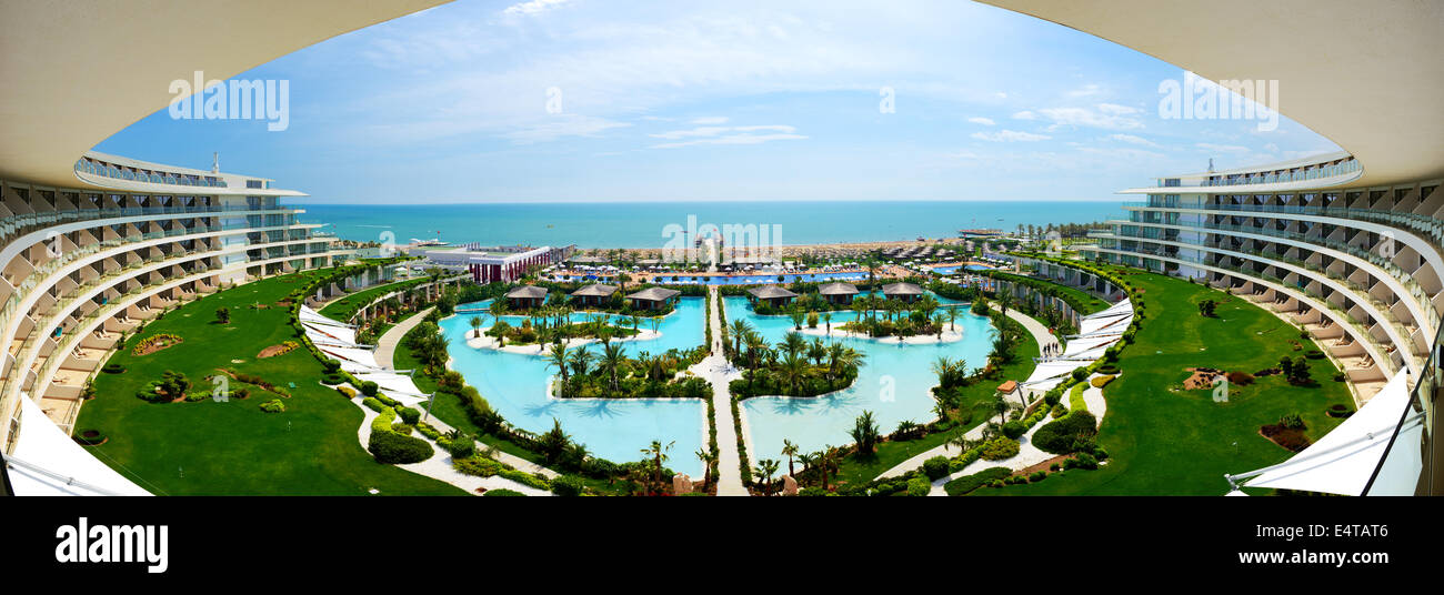 Das Panorama der modernen Luxushotel, Antalya, Türkei Stockfoto