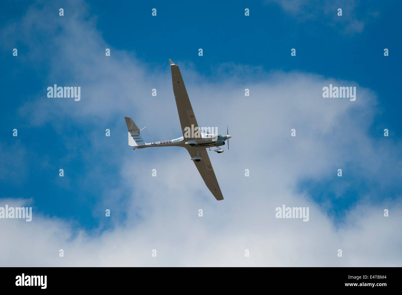 Diamond Aircraft Industries Diamond HK-36 E Star, Hybrid Flugzeuge auf der Farnborough Airshow 2014 Stockfoto