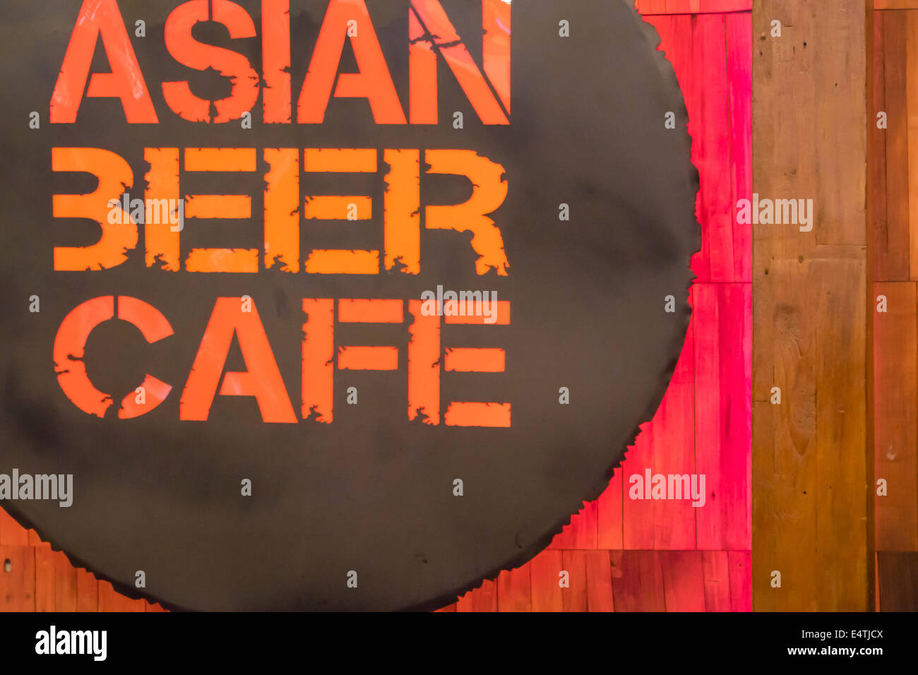 Melbourne Australien, Victoria CBD Central Business, District, Central Dome, Center, Center, Mall Arcade, Asian Beer Cafe, Schild, Logo, Logo, Besucher reisen trave Stockfoto