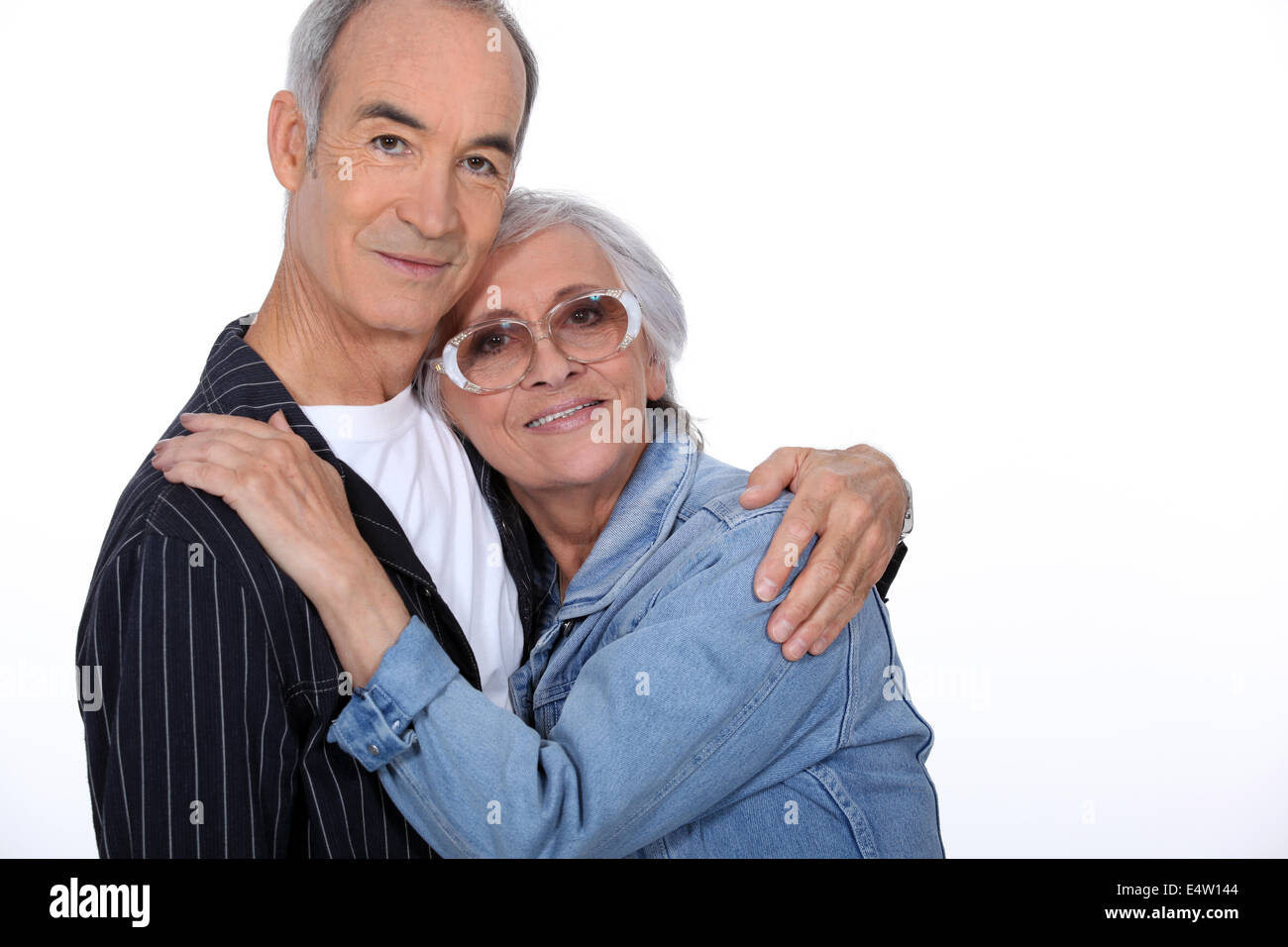 paar von alten Menschen Stockfoto