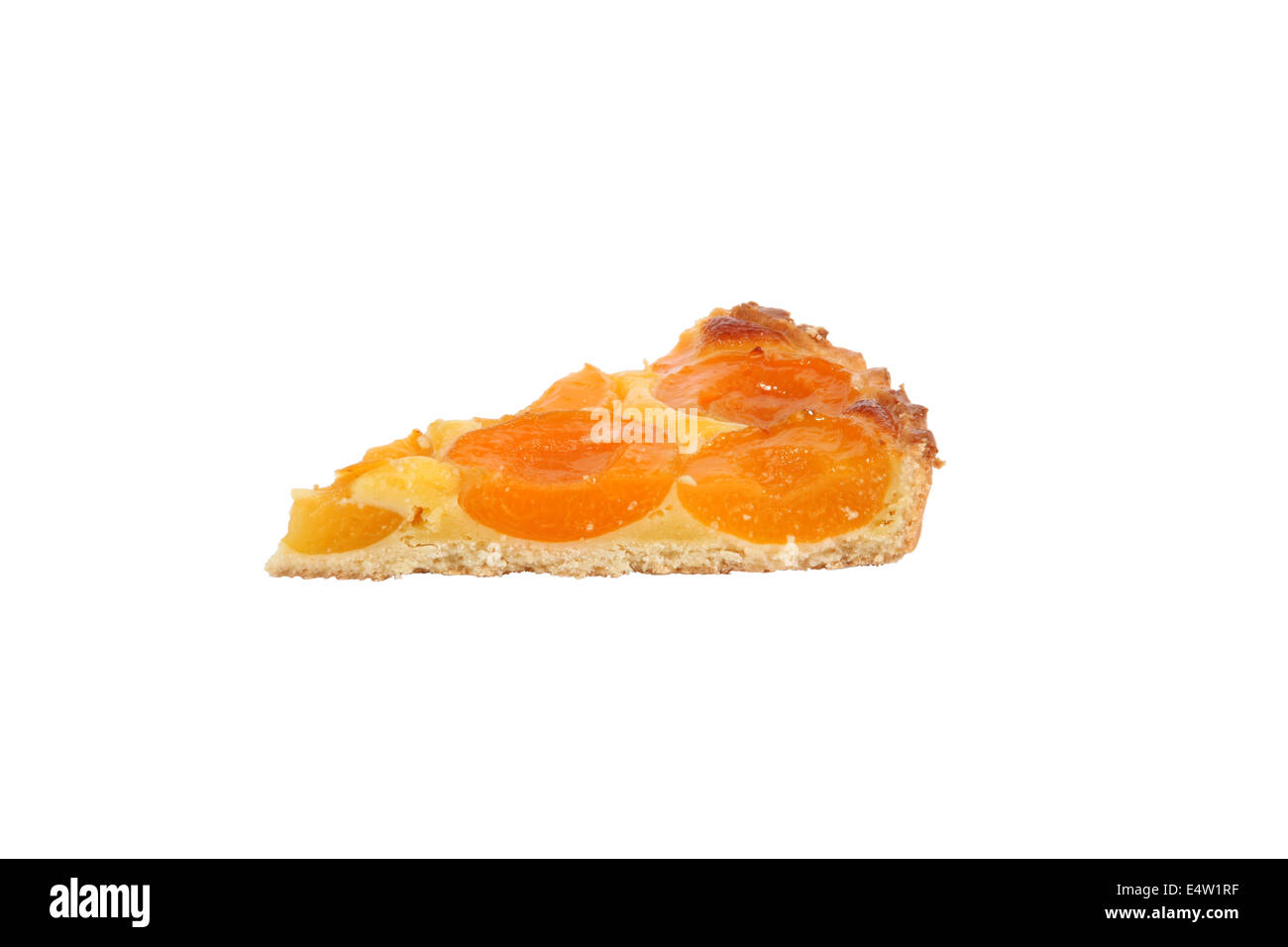 Ein Stück Torte Mirabelle Stockfoto