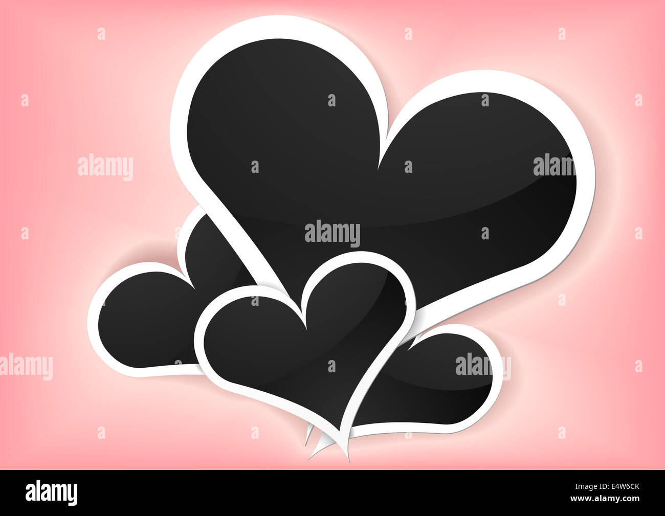 Valentine-Foto-Rahmen Stockfoto