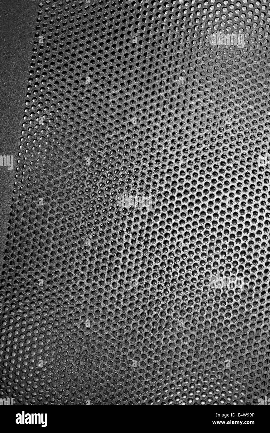 Black Iron Grill mit Mesh sichern Stockfoto