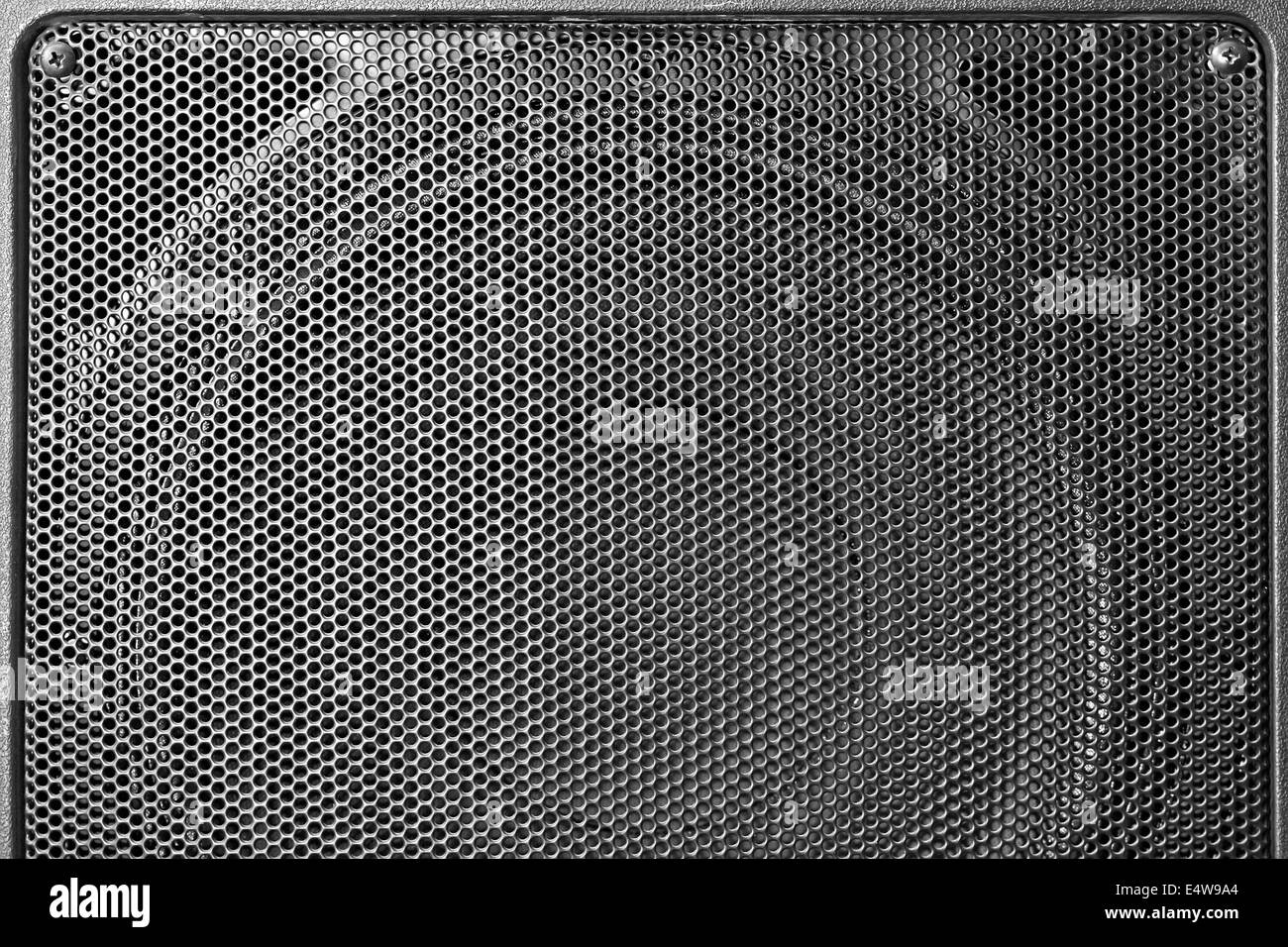Black Iron Grill mit Mesh sichern Stockfoto