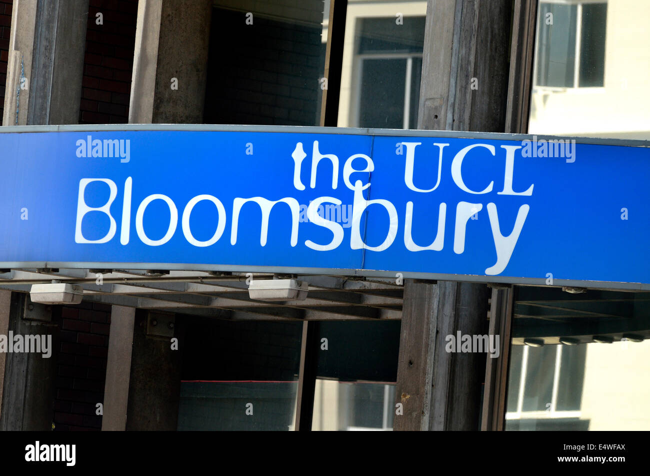 London, England, Vereinigtes Königreich. UCL / University College London. Das Bloomsbury Theater 15 Gordon Street Stockfoto