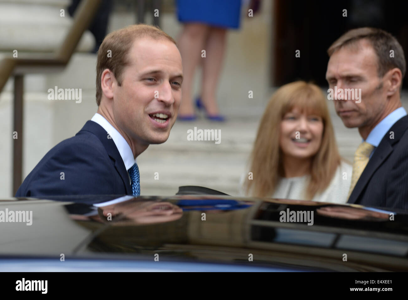 London, UK. 17. Juli 2014. Prinz William, Duke of Cambridge IWM London verlassen. Bildnachweis: Siehe Li/Alamy Live News Stockfoto