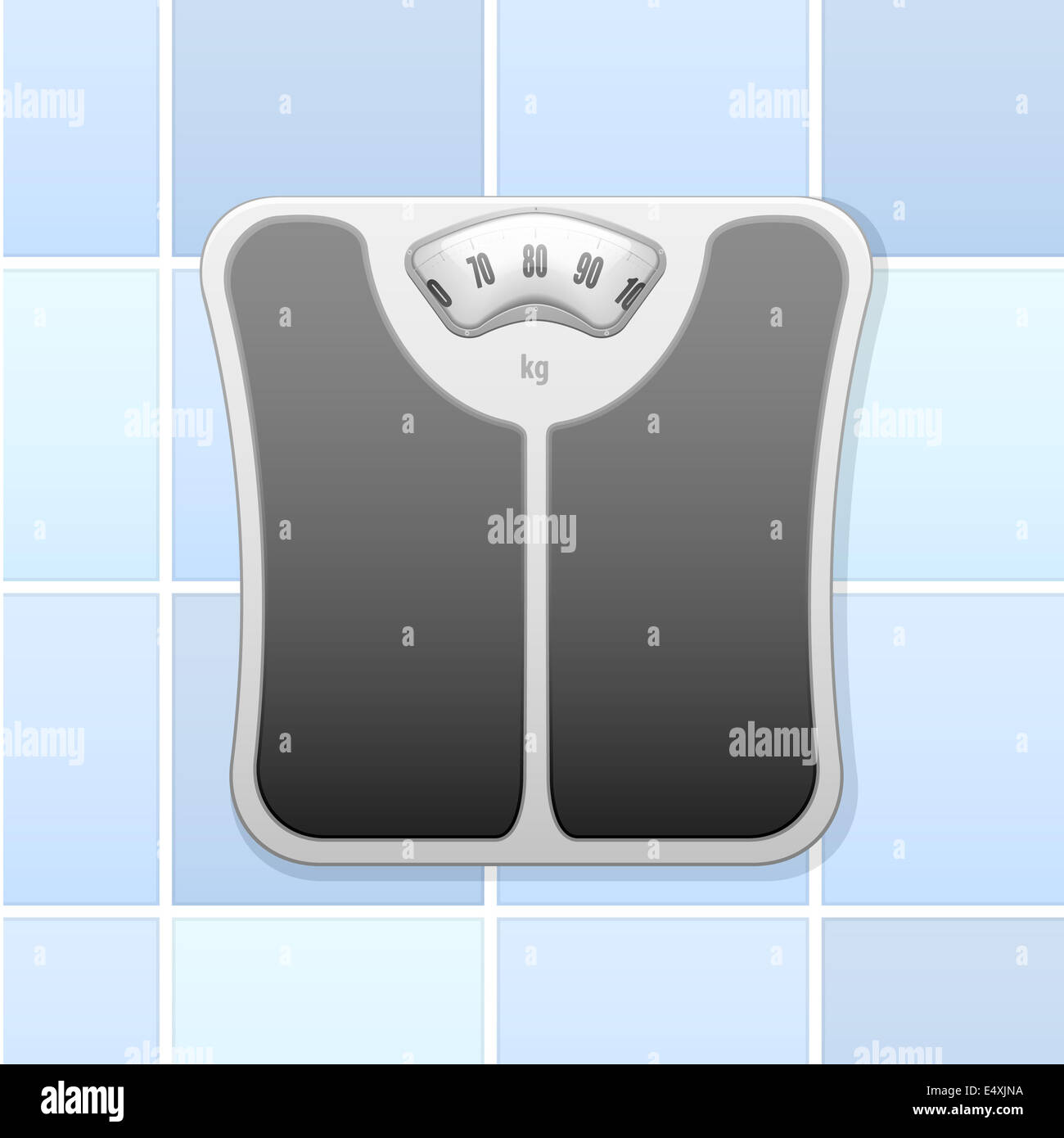 bathroom scale 02 Stockfoto