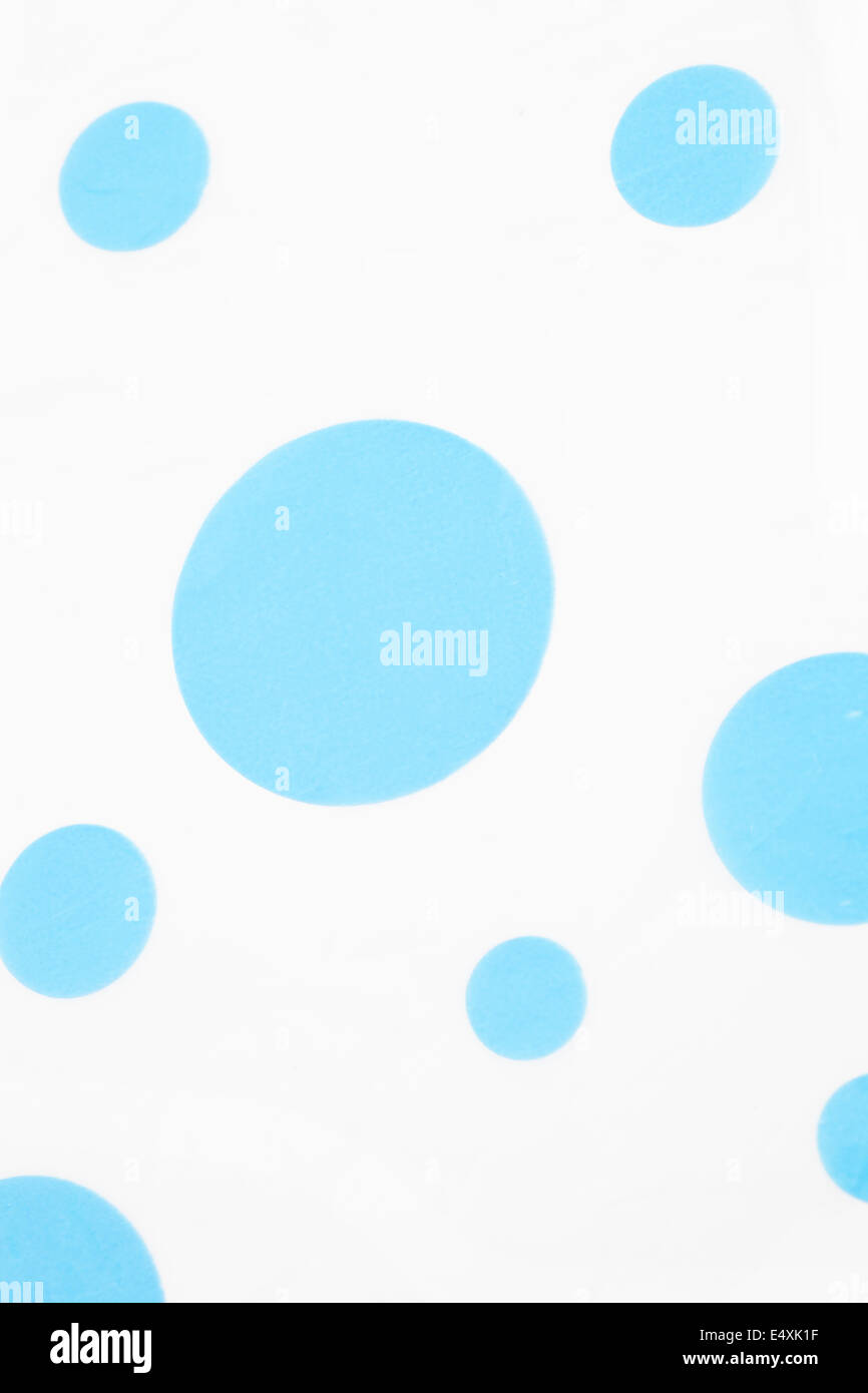 Frische Muster der verstreuten blauen Kreise Stockfoto