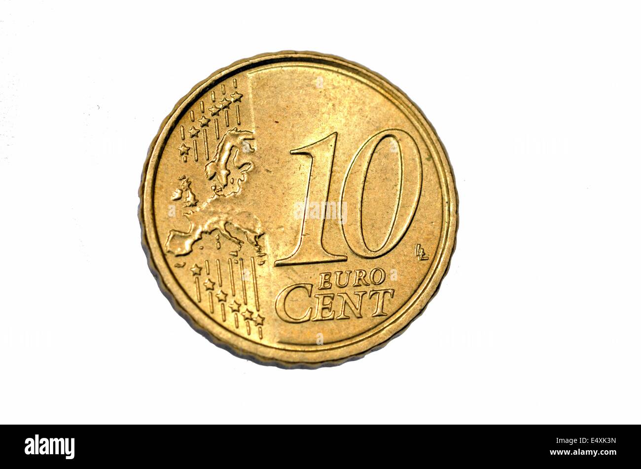 10 Euro-Cent Stockfoto