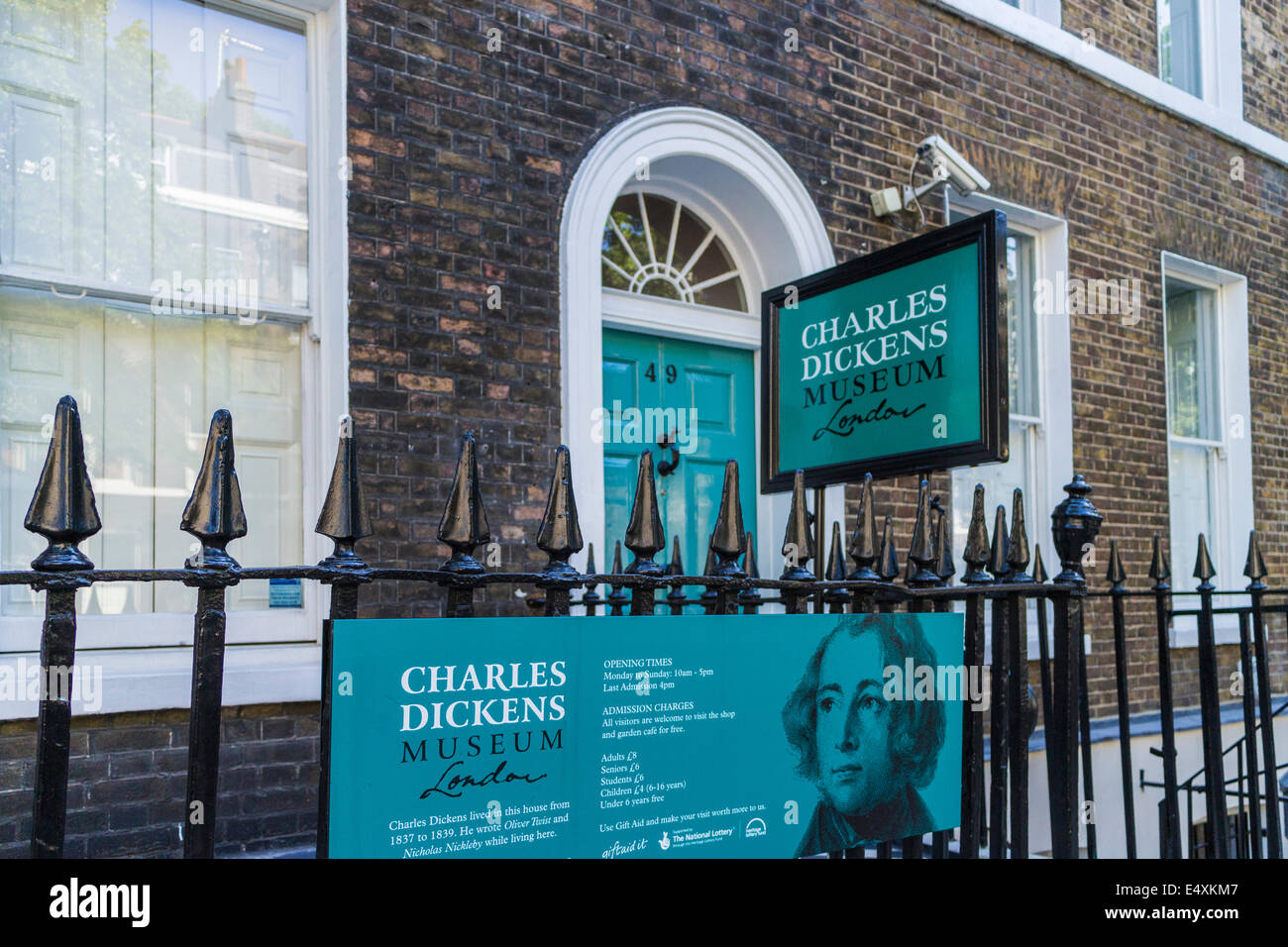 Charles Dickens Museum - London Stockfoto