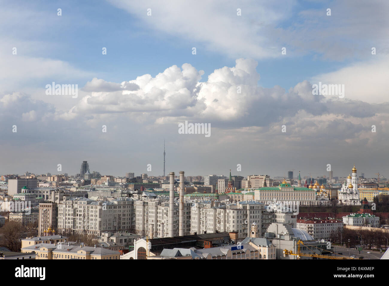 Stadt Moskau Stockfoto