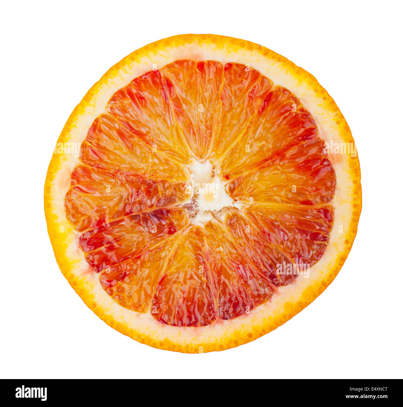 Scheibe des blutroten Orangenfrucht Stockfoto