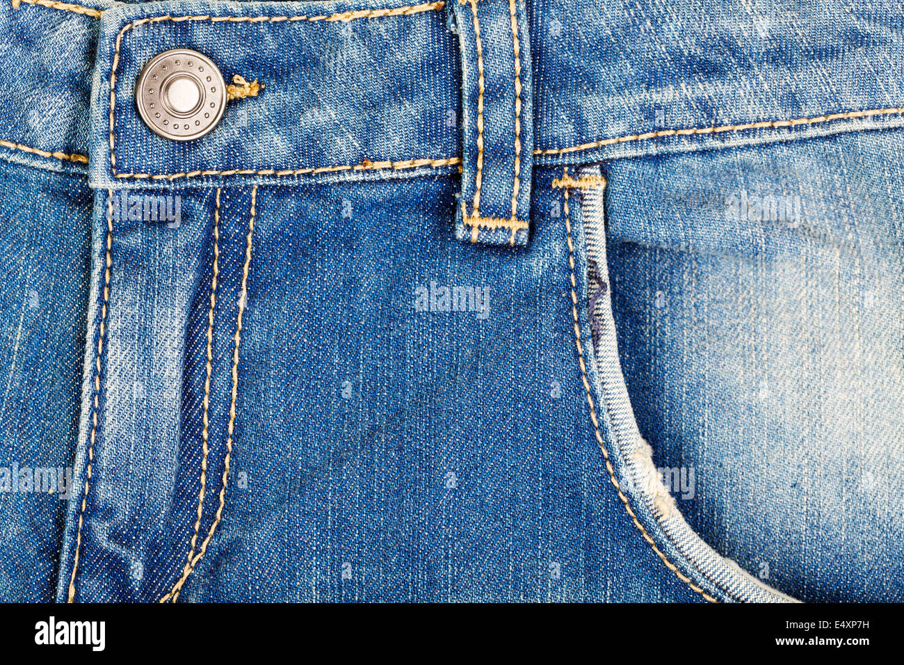 klassische Jeans, ein fragment Stockfoto
